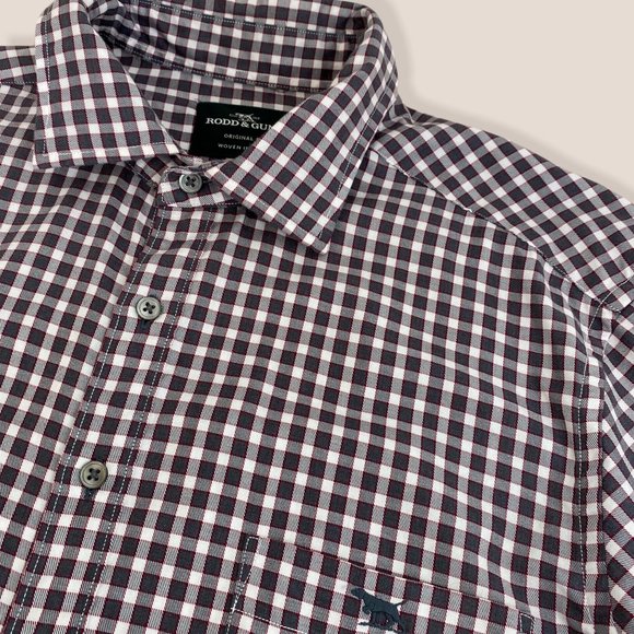 Rodd & Gunn Plaid Pocket Shirt w/Logo - Picture 2 of 6